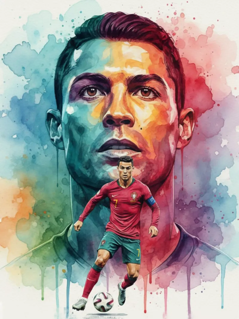 Cristiano Ronaldo CR7 pellicola backlit da Kalis