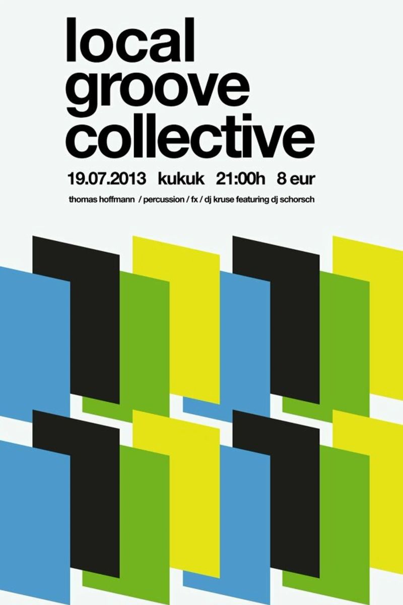 Local Groove Collective poster by Stephan Kochs