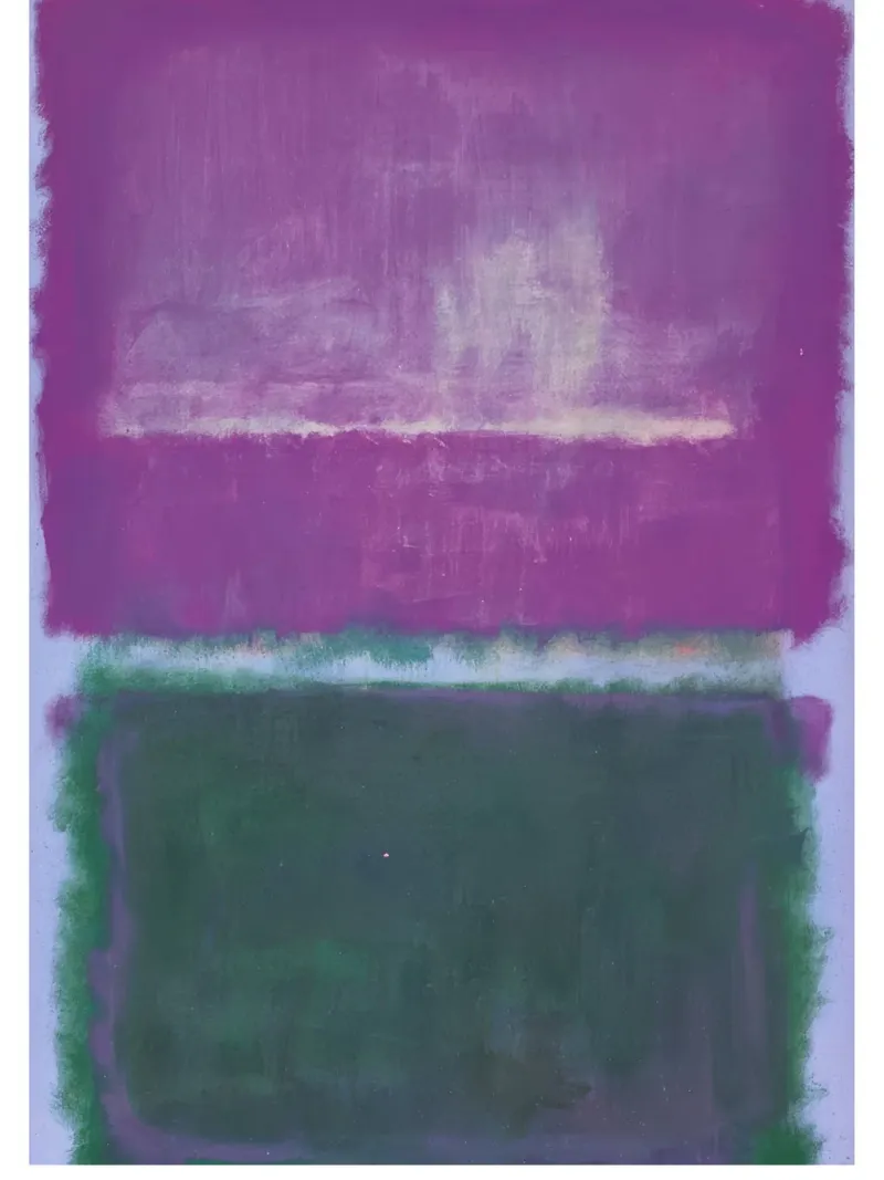 Mark Rothko Lavanda e verde pellicola backlit da traveler