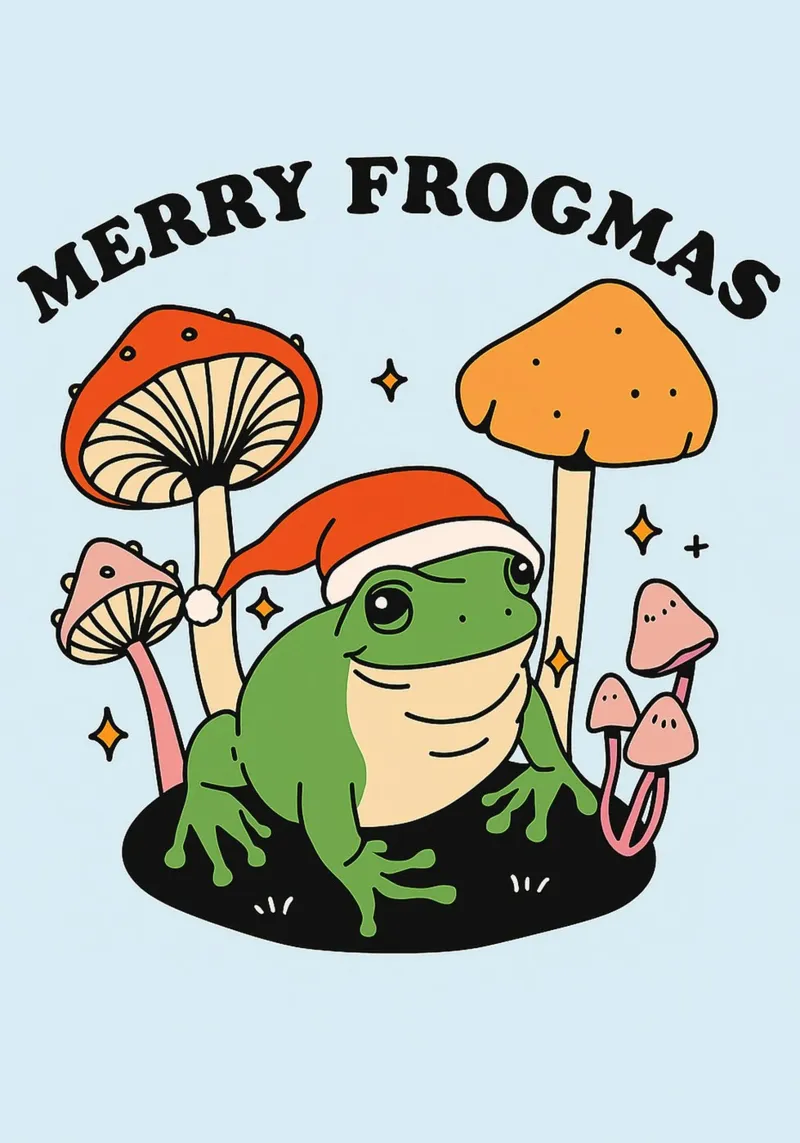 feliz navidad frogmas hahnemühle de Avocadoz