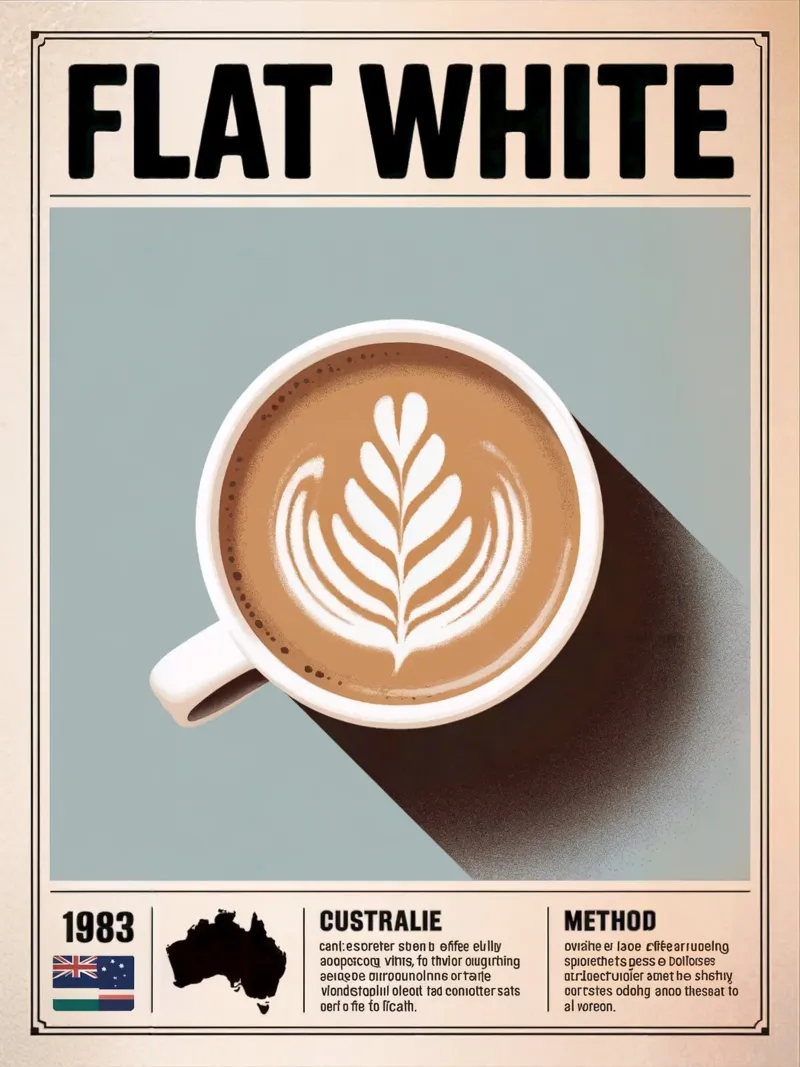 BIANCO PIATTO poster da Rick Thompson