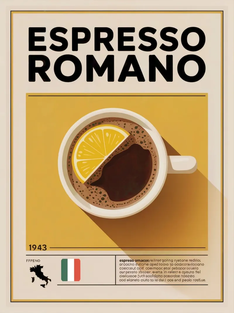 ESPRESSO ROMANA pellicola backlit da Rick Thompson