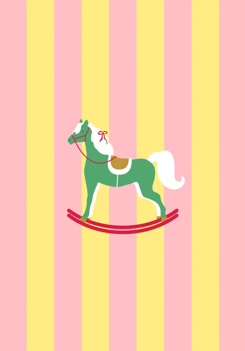 Cavallo a dondolo carta hahnemühle da janamossmann