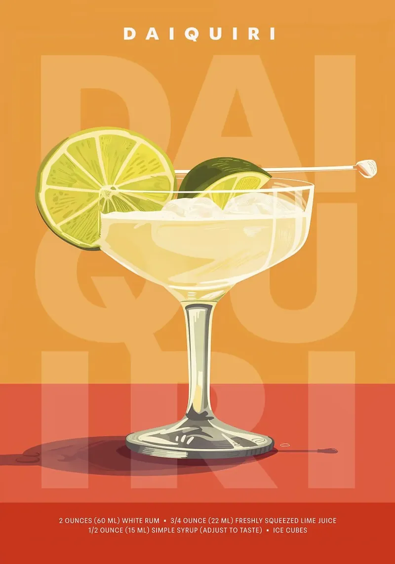 Daiquiri classico pellicola backlit da kakaka