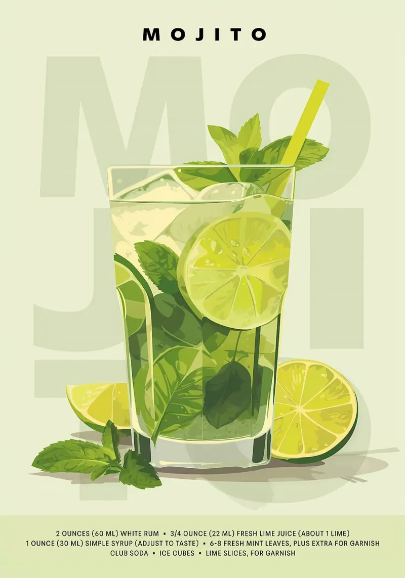 Mojito classico pellicola backlit da kakaka