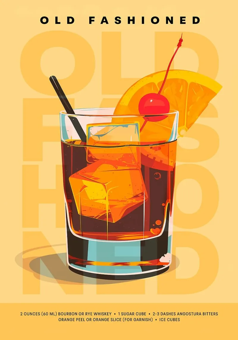 Classico Old Fashioned alluminio dibond da kakaka