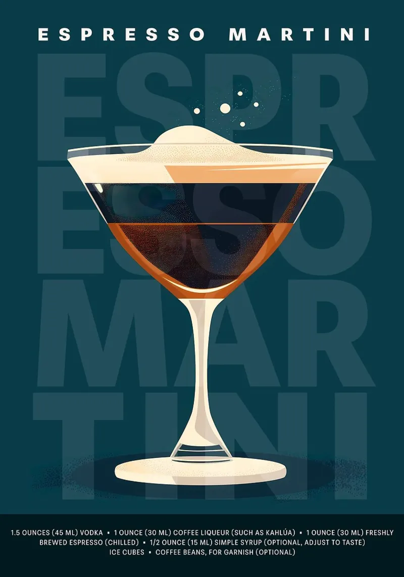 The Espresso Martini pellicola backlit da kakaka