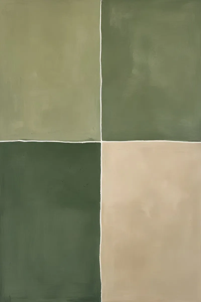 Pittura astratta con quattro blocchi di colore carta hahnemühle da DesignDoodle