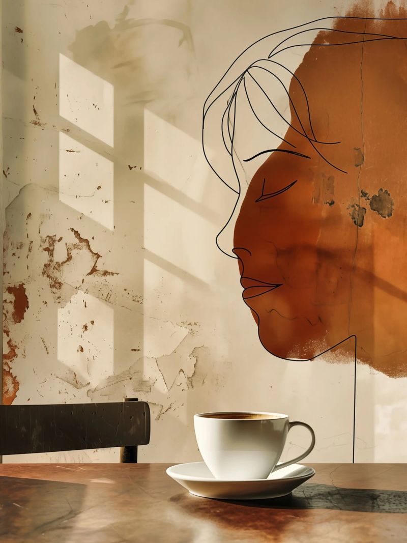 Coffee Line Art poster by Autofocus