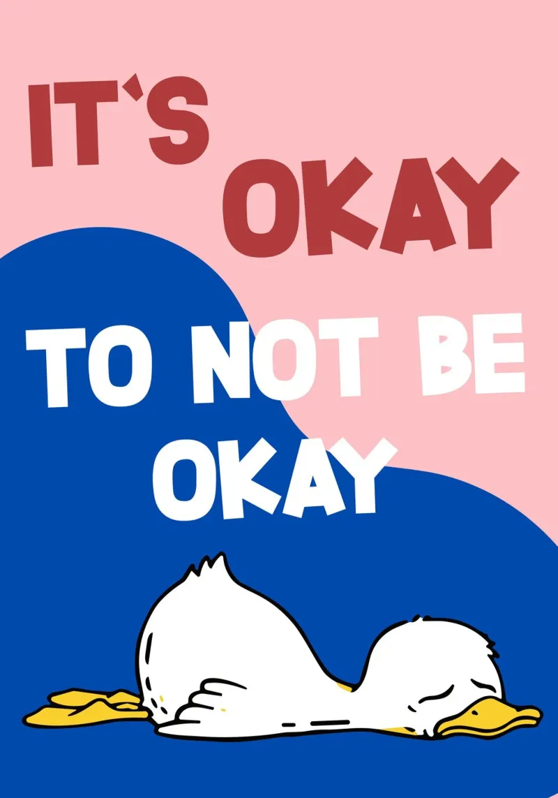 it's okay to bot be okay poster da artshop