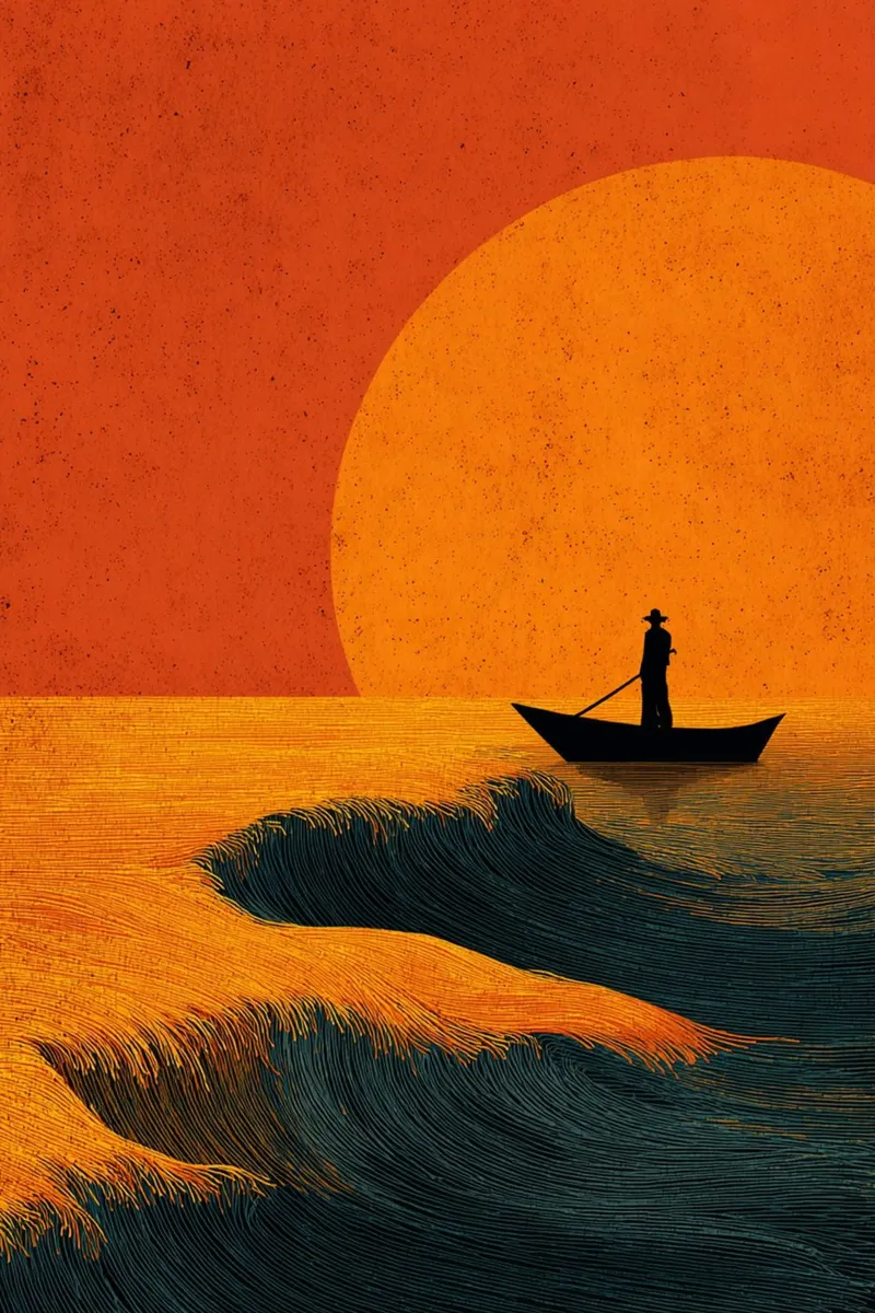 Sunset Voyager carta hahnemühle da Mosaic Dialogue