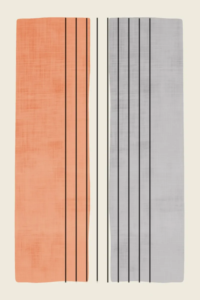 Minimal Geometric Lines Composition pannello forex da Attaboy Dsgn
