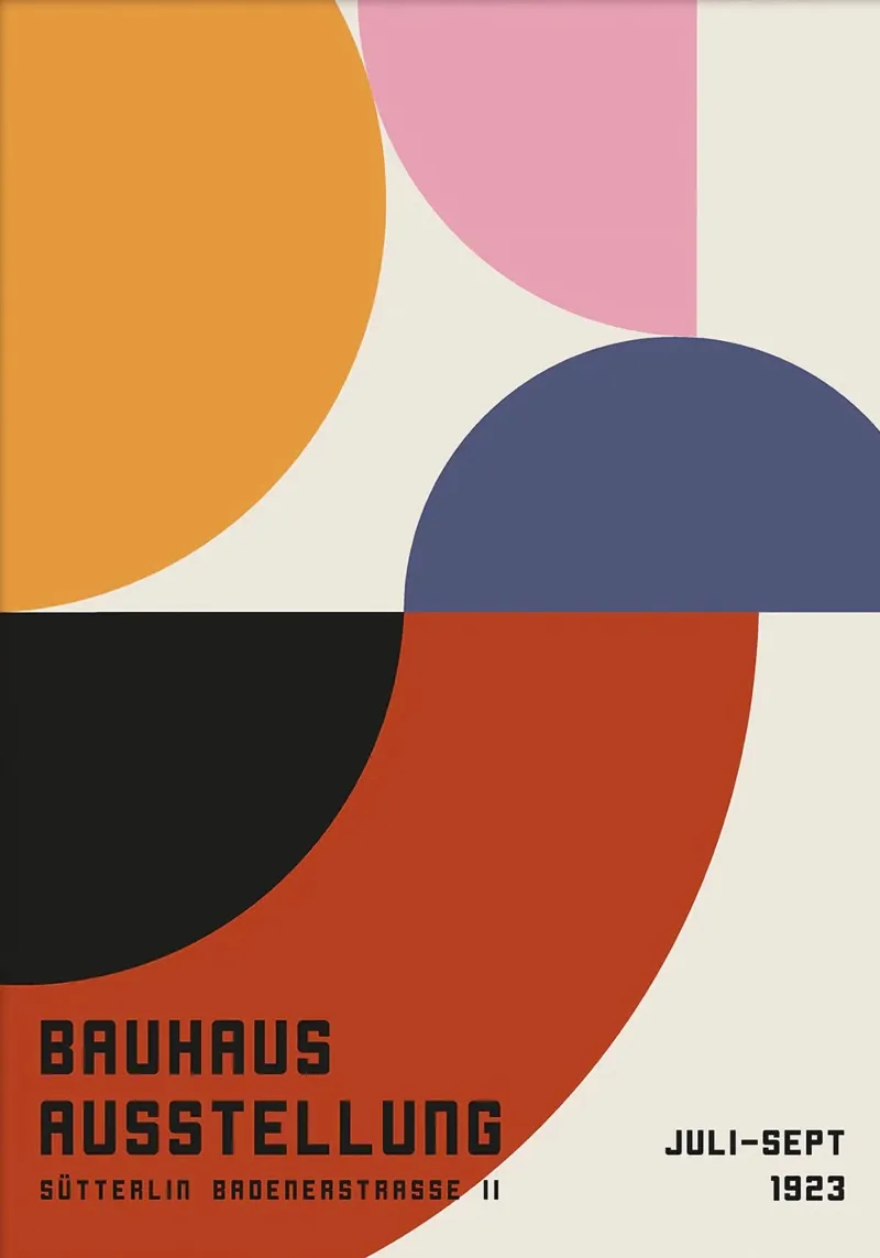 Bauhaus XI poster da Millie Rogers