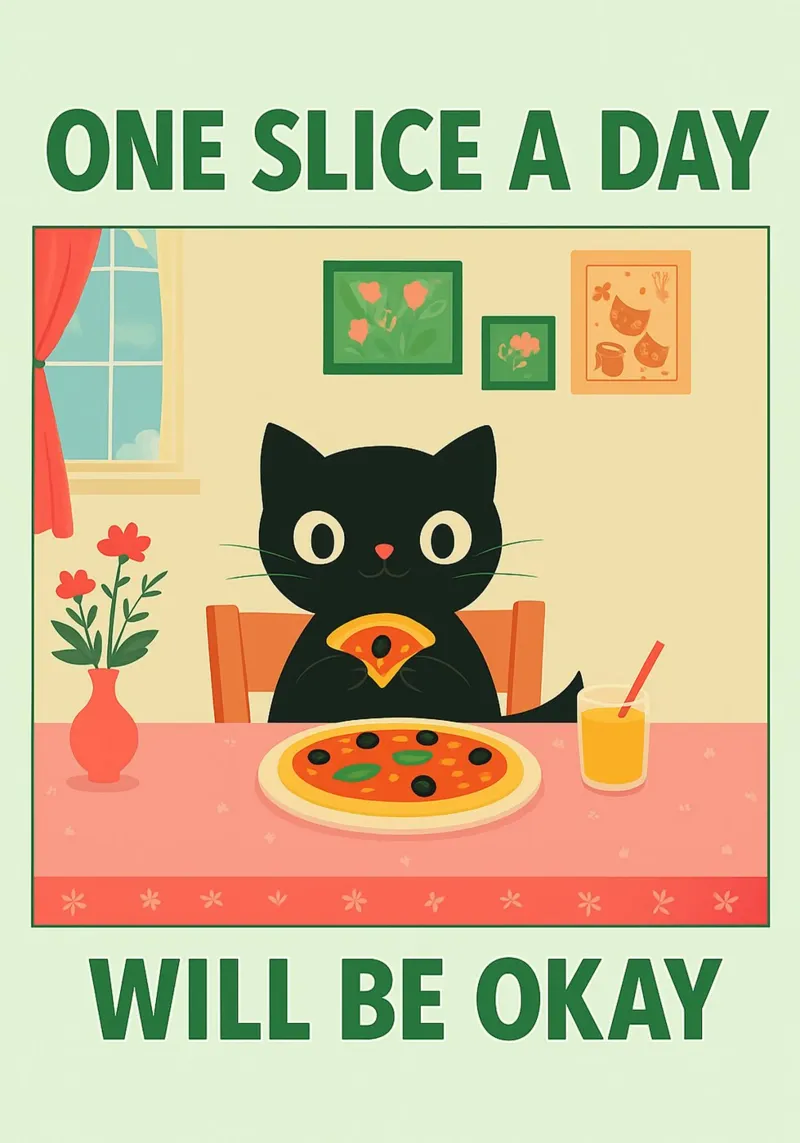 pizza per gatti una fetta al giorno va bene carta hahnemühle da Avocadoz