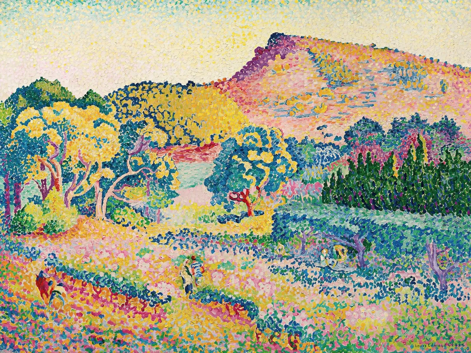 Paesaggio di Cap Negre, 1906 alluminio dibond da Roy Terrell
