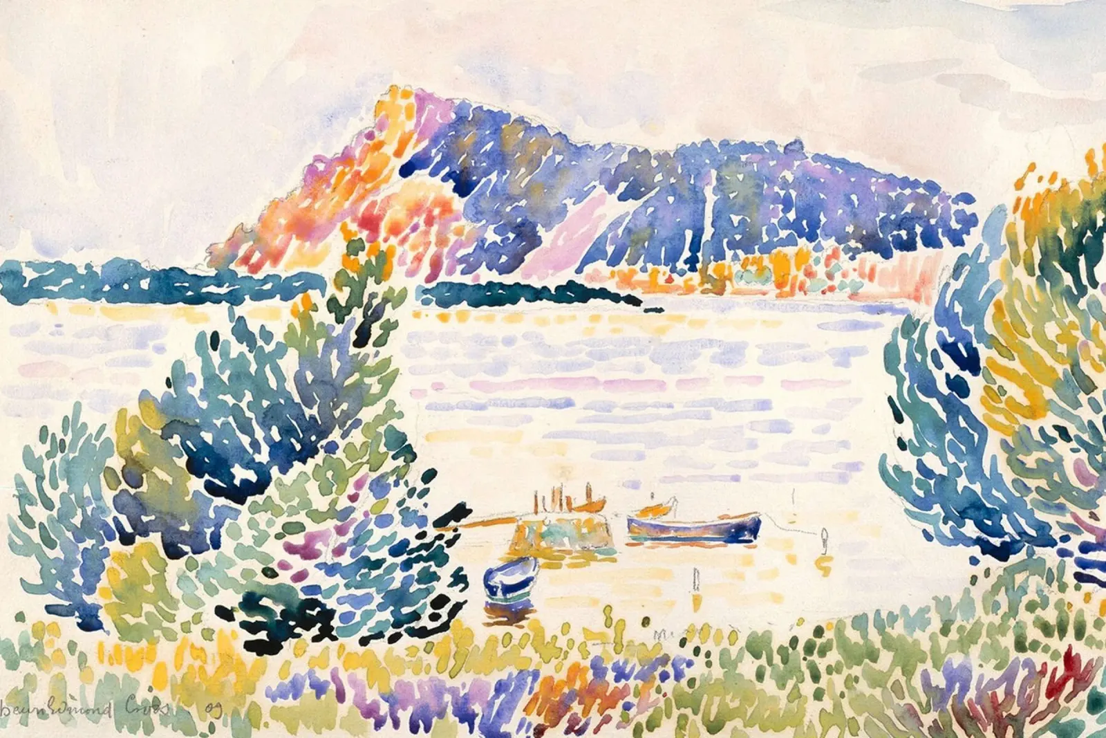 Cap Nègre, 1909 pellicola backlit da Roy Terrell
