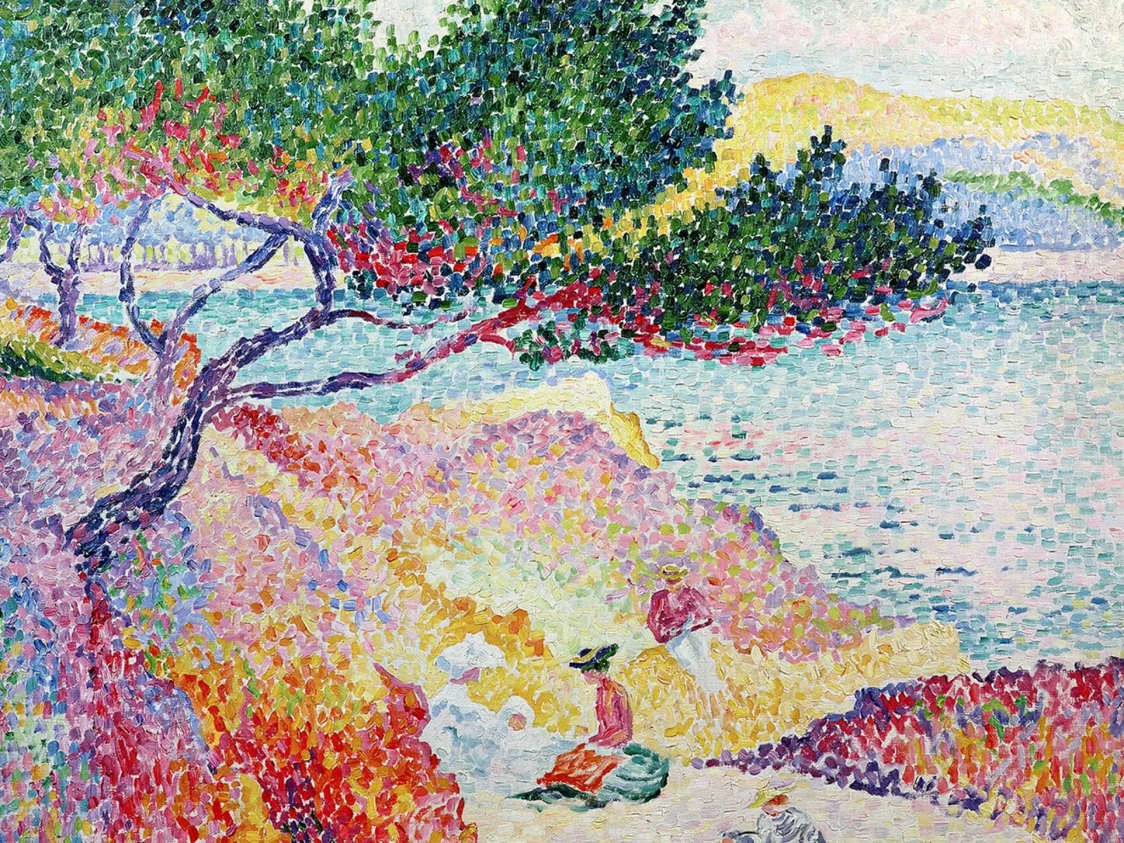 La spiaggia di Saint-Clair pellicola backlit da Roy Terrell