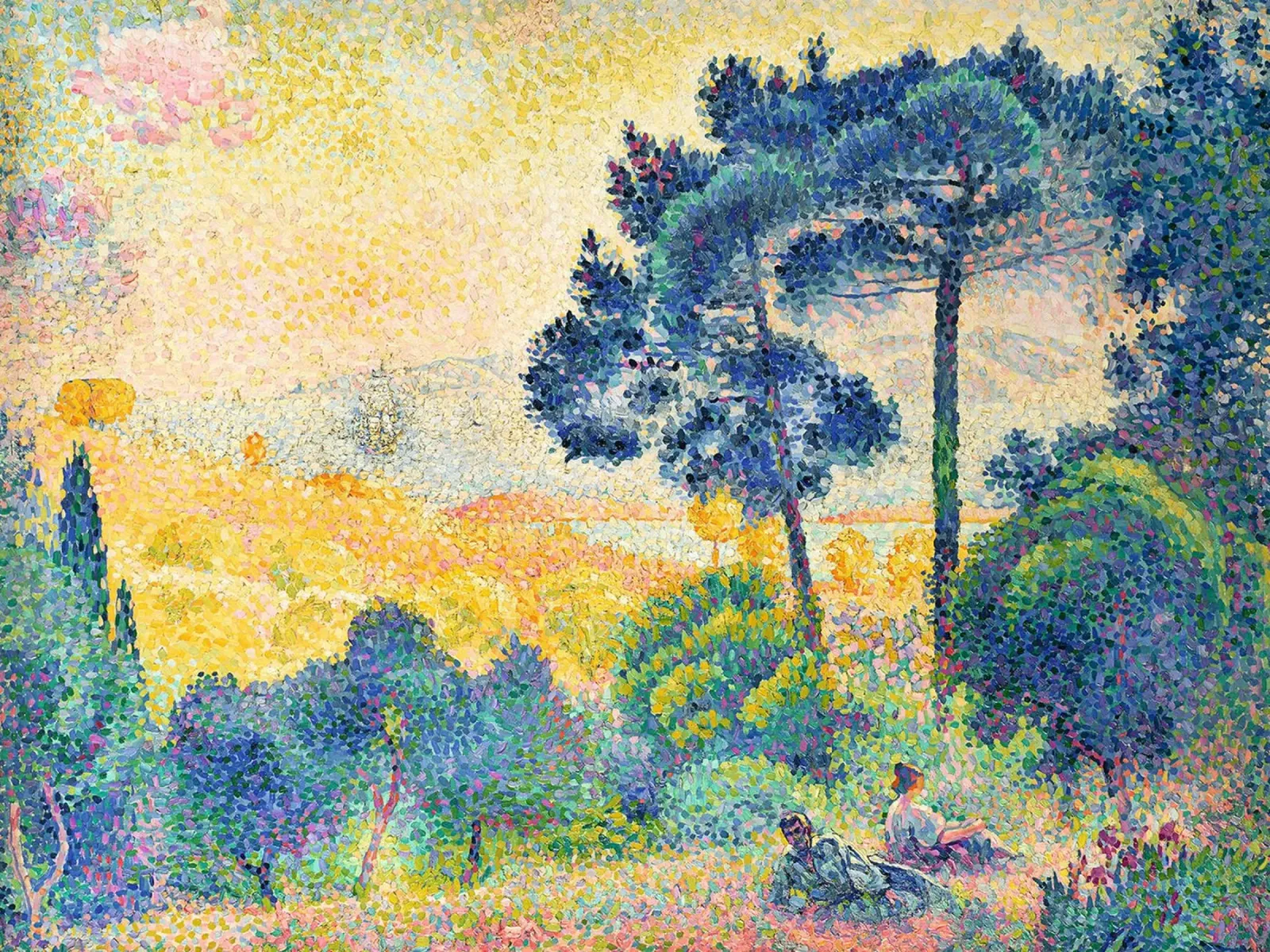 Paesaggio provenzale alluminio dibond da Roy Terrell