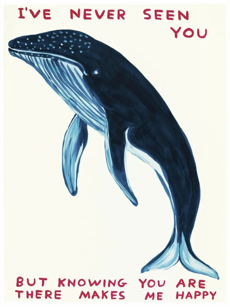 I Have Never Seen You David Shrigley Whell carta hahnemühle da RANDER J