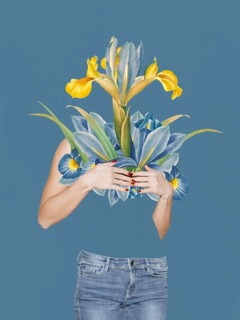 Collageri - Tenere insieme le mie cose poster con telaio in plastica da The Artcircle