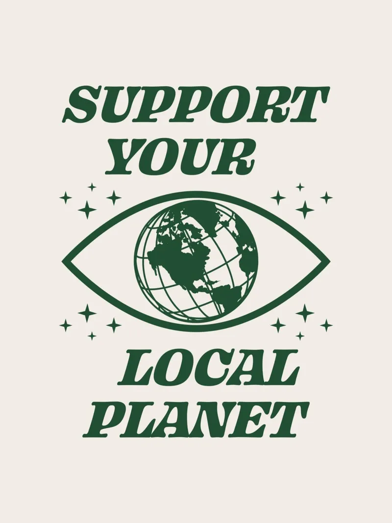 Support your Local Planet hahnemühle by Eco Rebel Creative