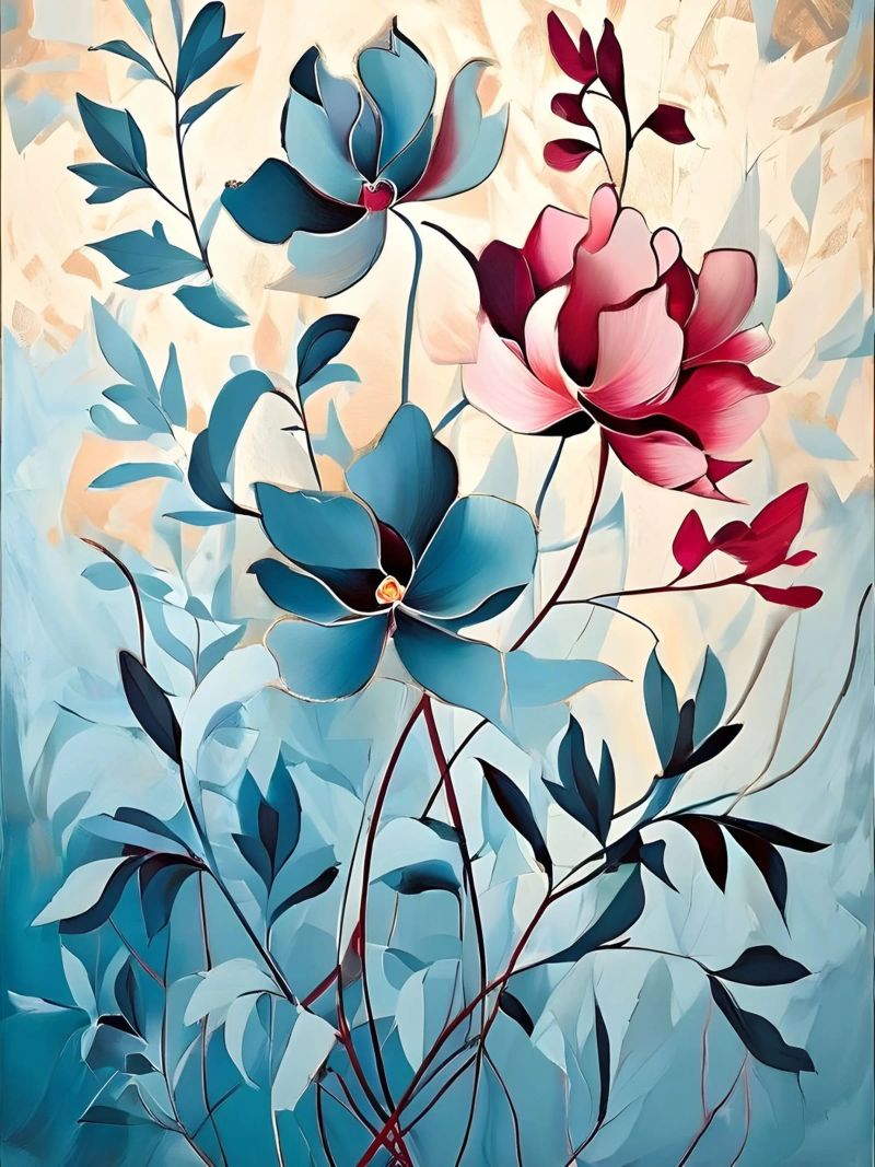 Symphonie florale poster de Artistic-shop