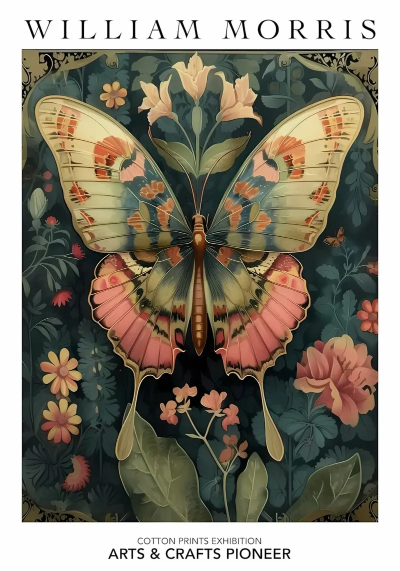 Fiori di farfalla carta hahnemühle da Zoe Watson