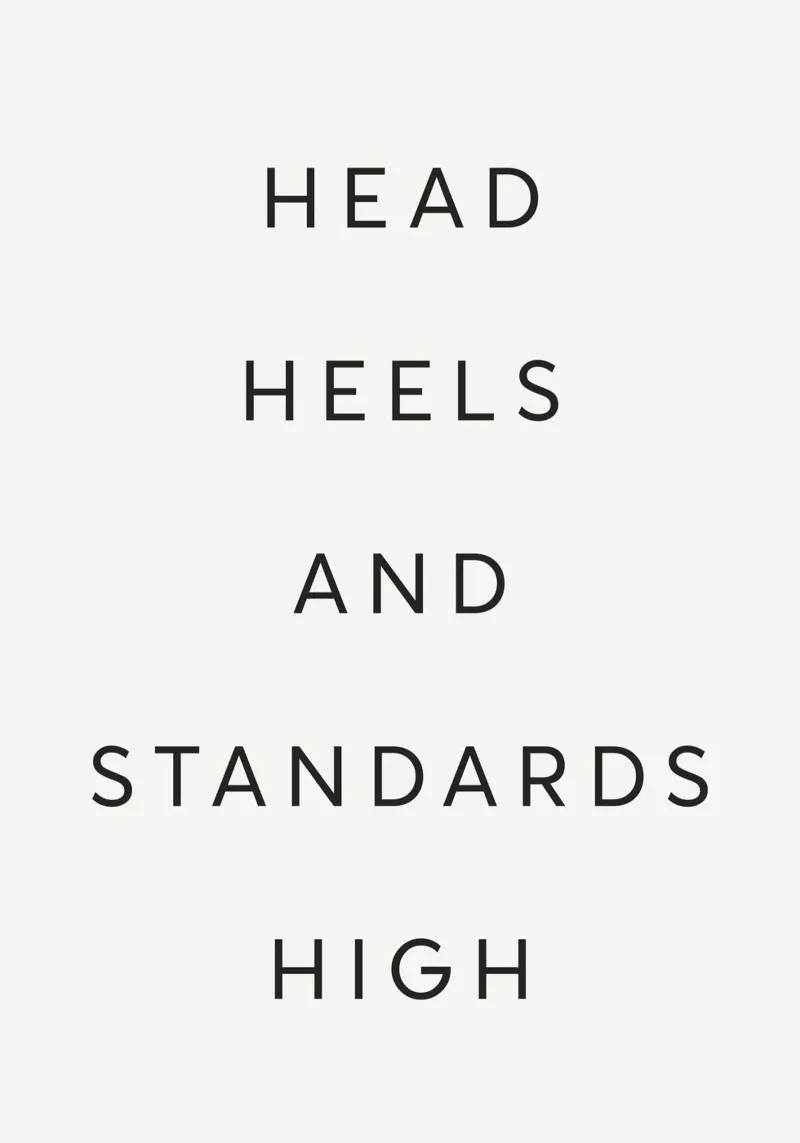 Head, Heels & Standards High Hahnemühle von Lolly & Roobs