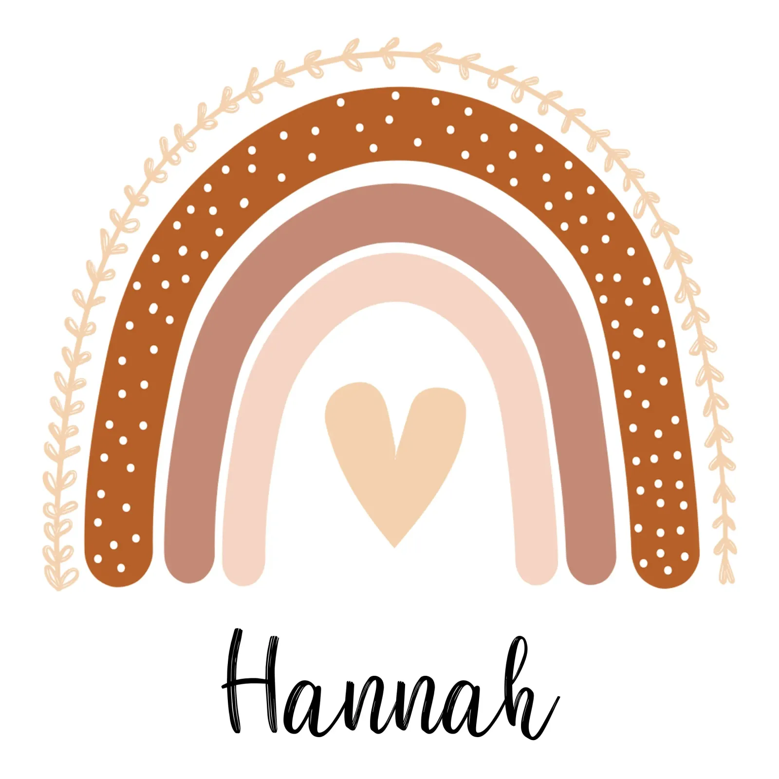 Personalisierbares Baby-Motiv canvas met Baklijst van NORDLICHT DESIGNS