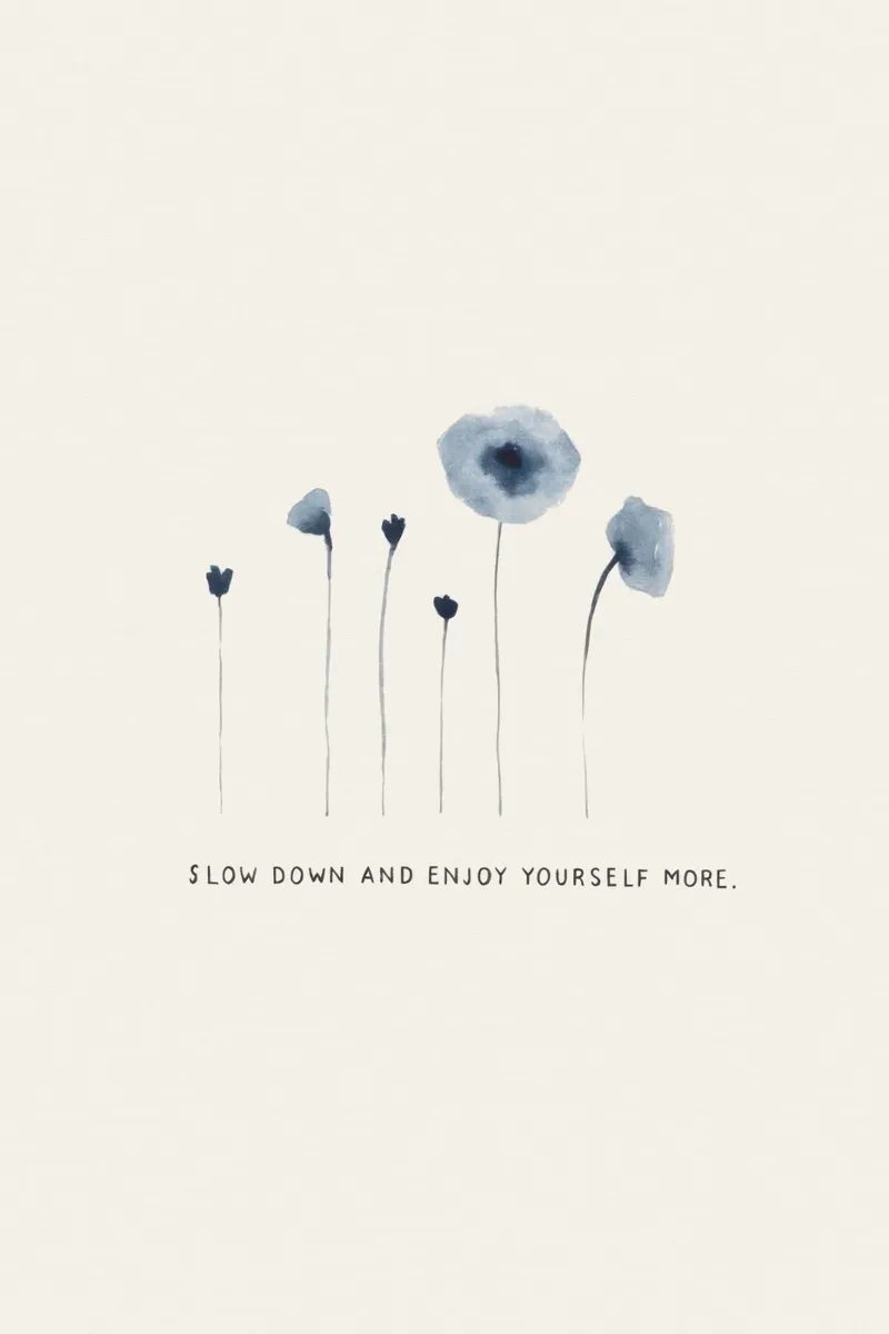 Slow Down And Enjoy Yourself More canvas by treechild