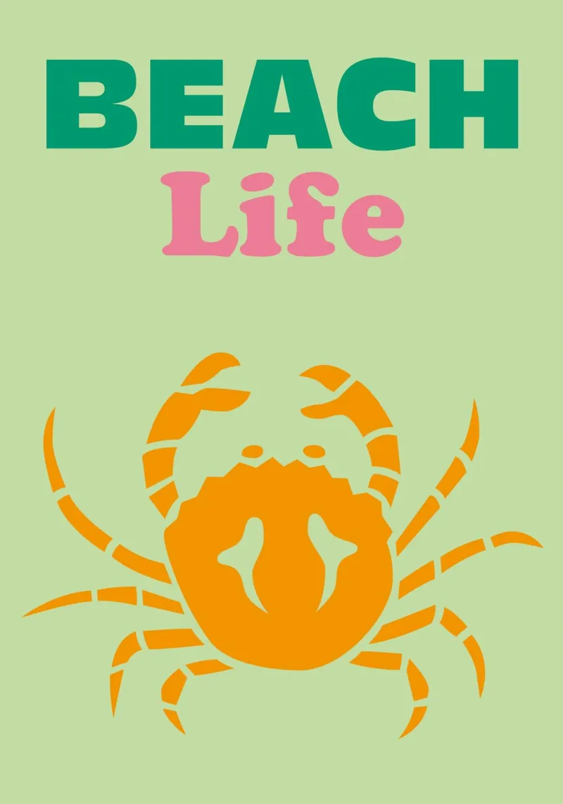 Vita da spiaggia alluminio dibond da Colorful Homes