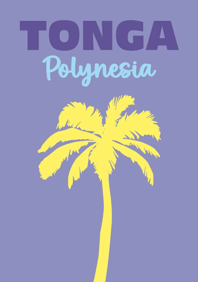 Tonga, Polinesia alluminio dibond da Colorful Homes