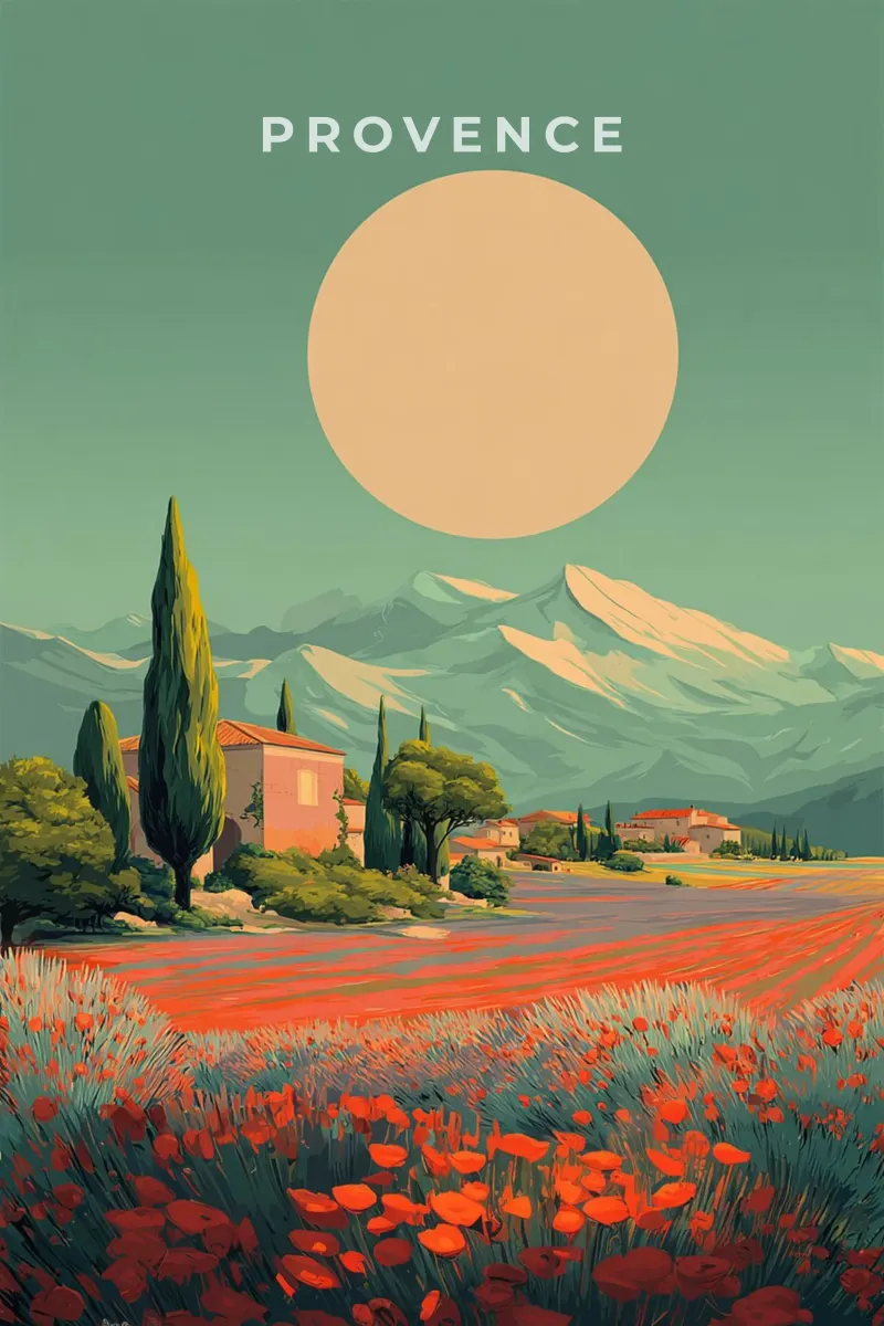 Sunlit Provence carta hahnemühle da Alabala