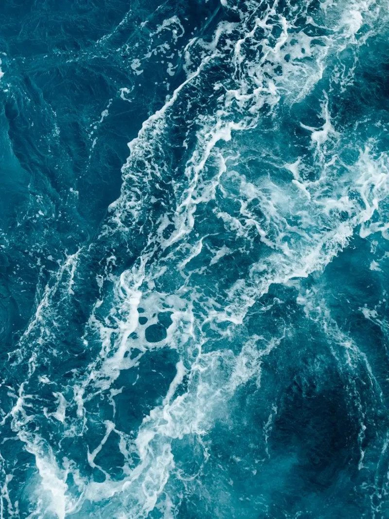 Olas del océano metacrilato de susea