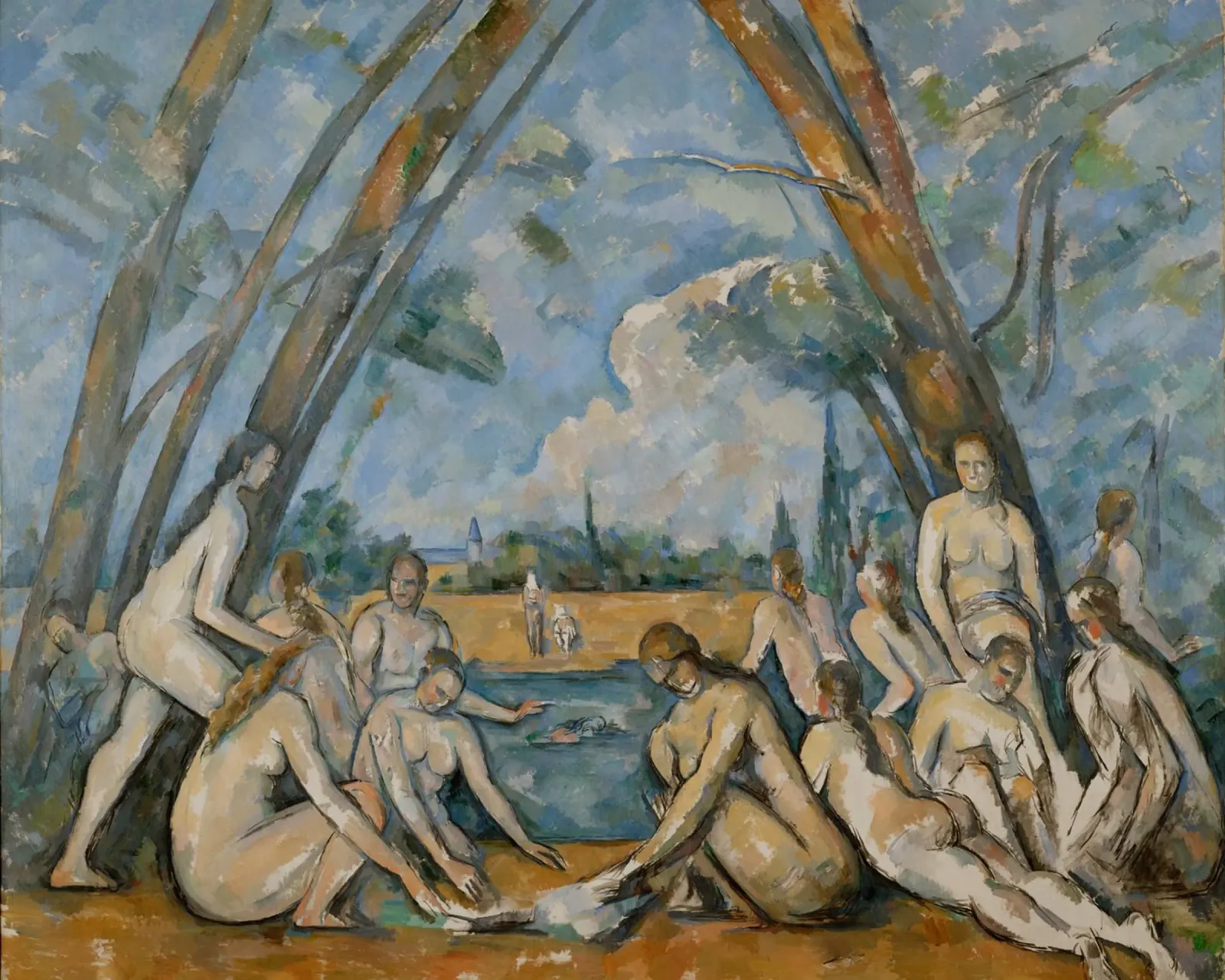 Paul Cézanne - The Large Bathers alu-dibond by William Store