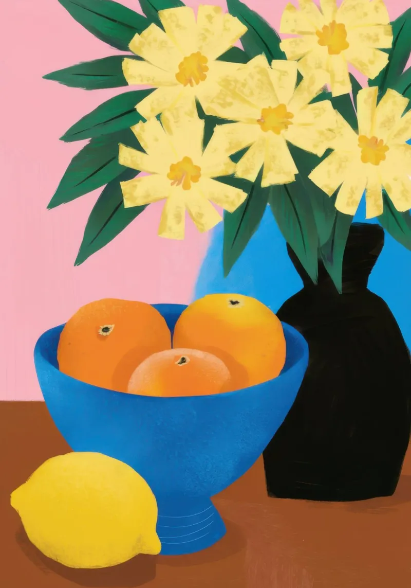 Azure Citrus Serenity poster da Sun Riser