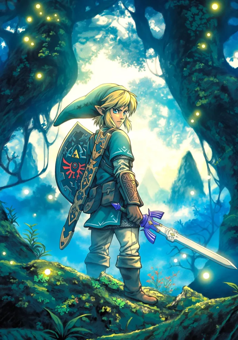 Link Legend of Zelda tela da Stellar Creative