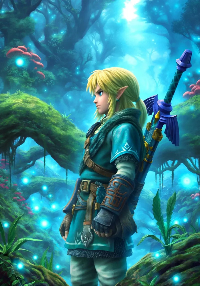 Link Legend of Zelda carta hahnemühle da Stellar Creative