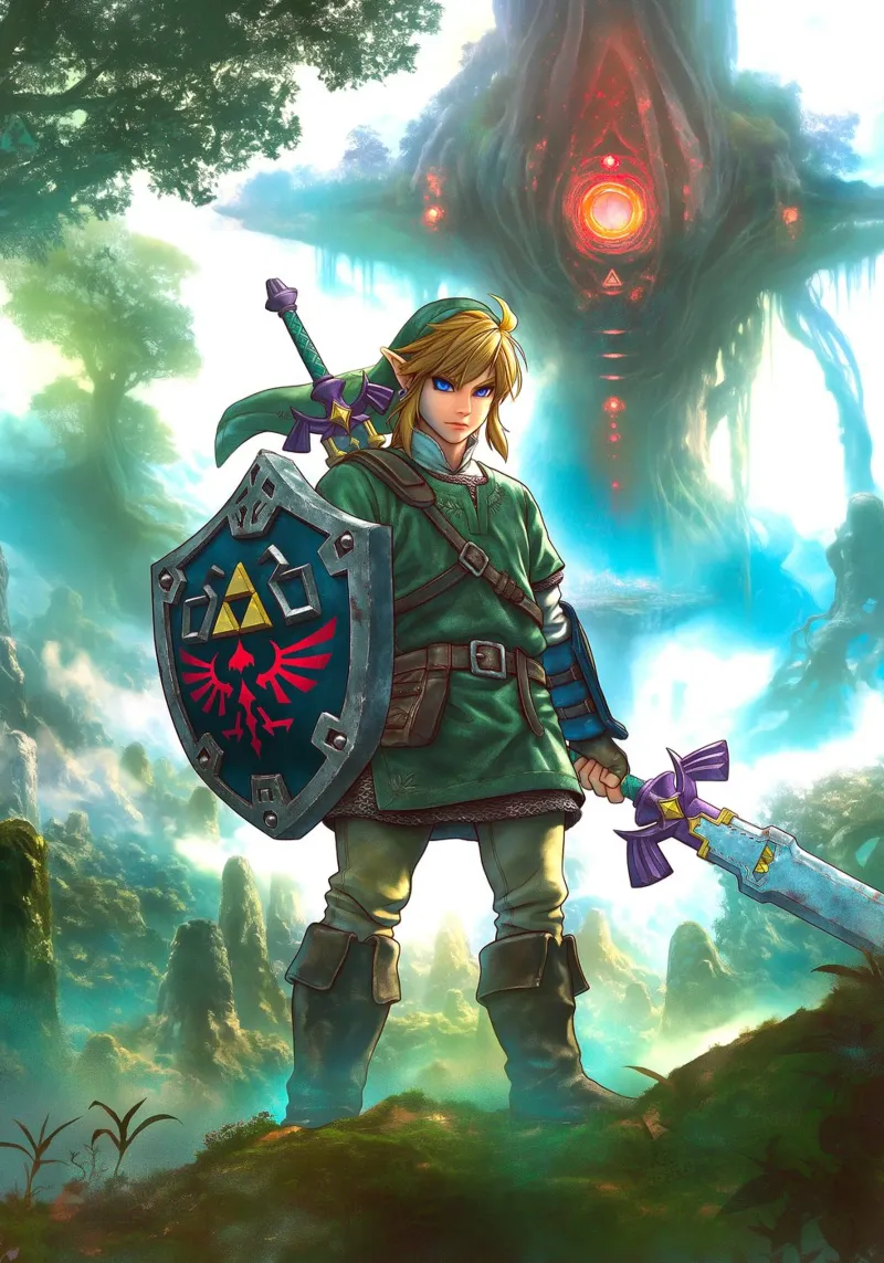 Link Legend of Zelda tela da Stellar Creative