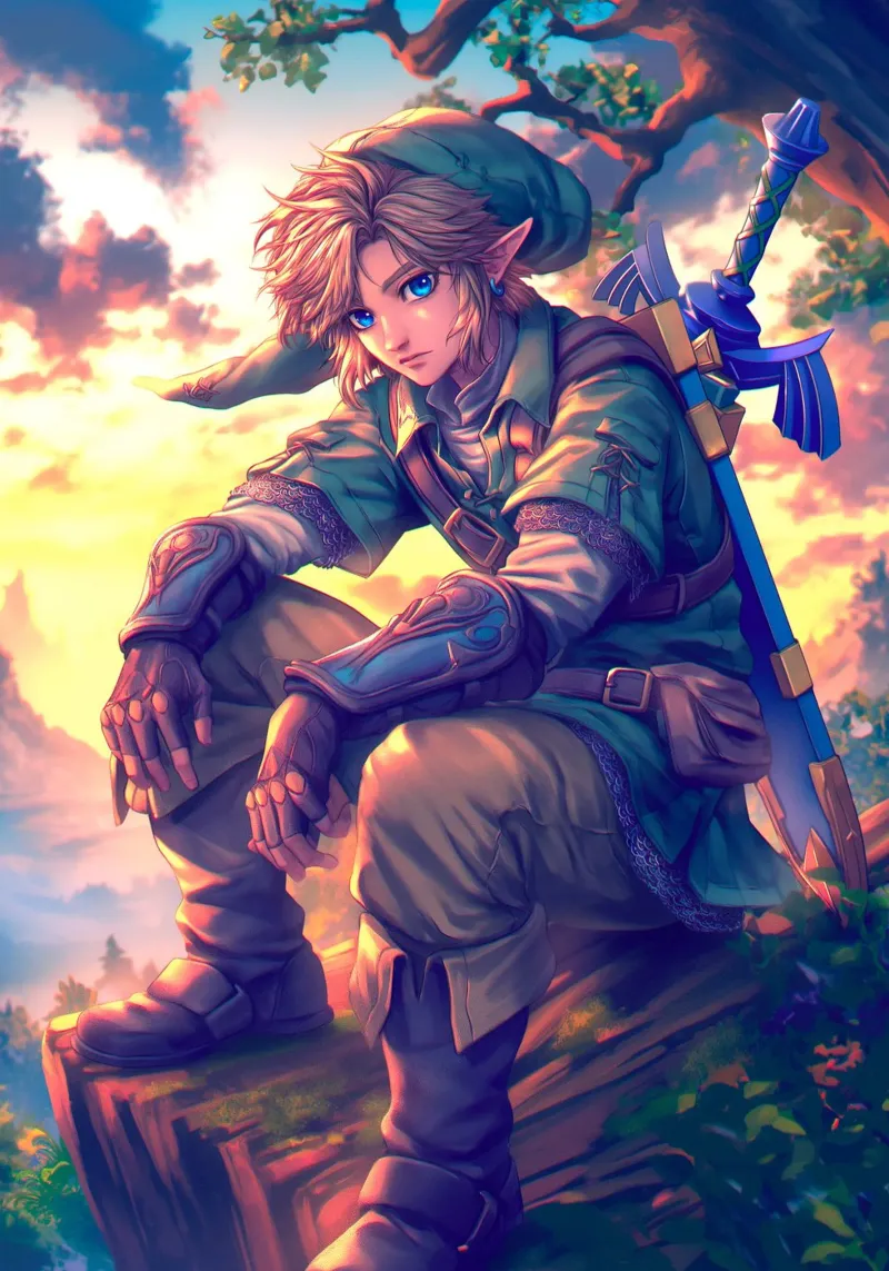 Link Legend of Zelda carta hahnemühle da Stellar Creative