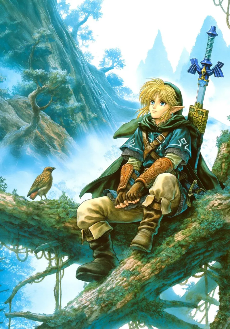 Link Legend of Zelda carta hahnemühle da Stellar Creative