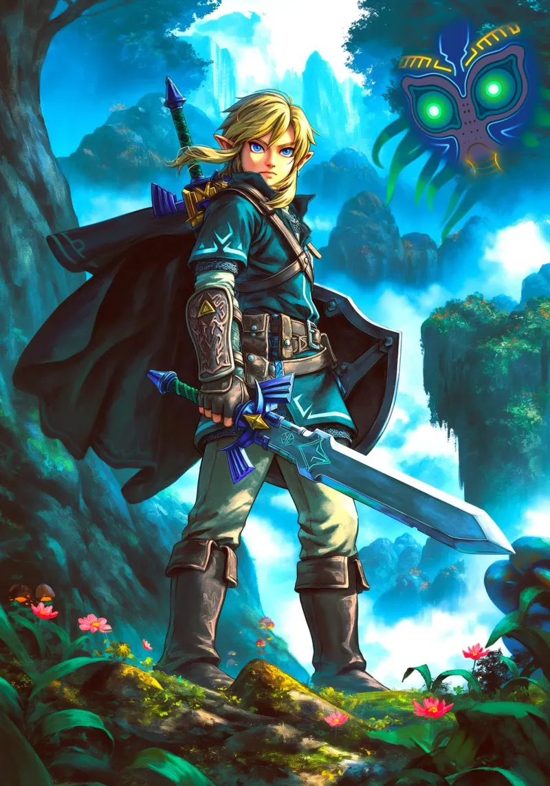 Link Legend of Zelda pannello forex da Stellar Creative