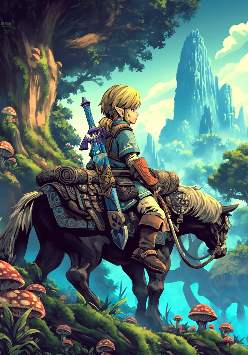 Link Legend of Zelda poster da Stellar Creative