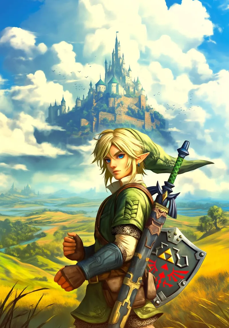 Link from The Legend of Zelda tela da Stellar Creative