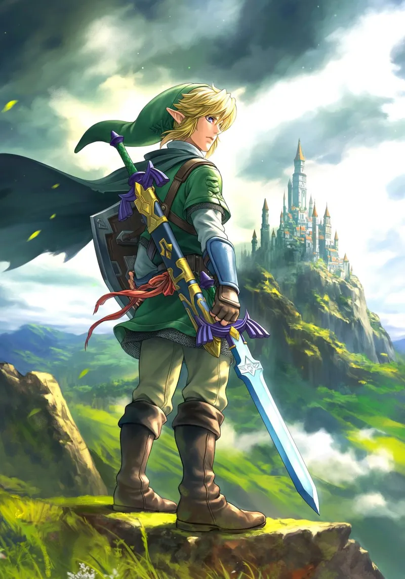 Link from The Legend of Zelda tela da Stellar Creative