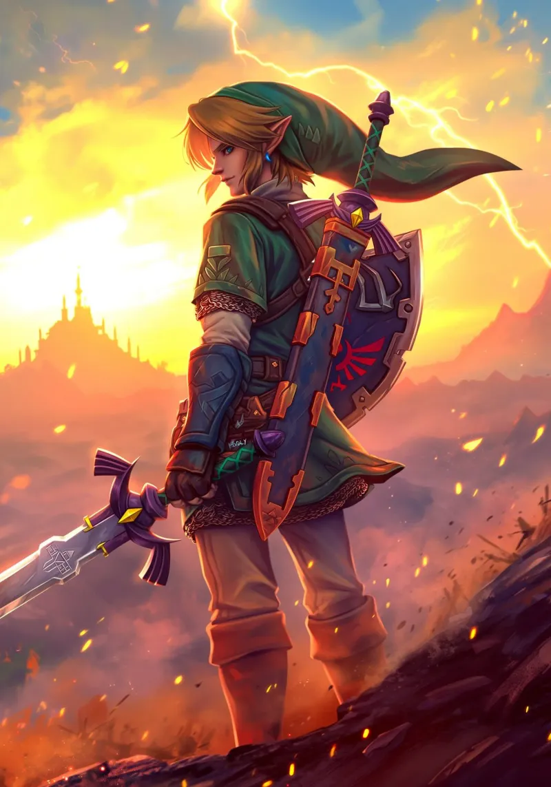 Link from The Legend of Zelda tela da Stellar Creative