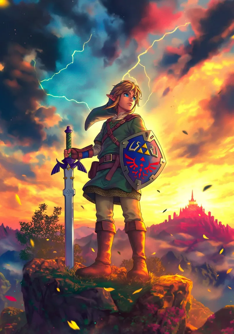 Link from The Legend of Zelda tela da Stellar Creative