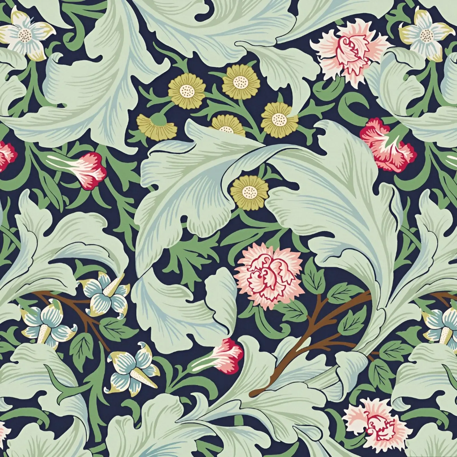 Design floreale William Morris pellicola backlit da William Store