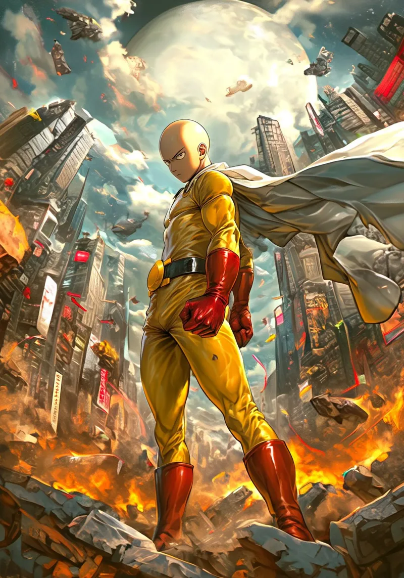 One Punch Man carta hahnemühle da Stellar Creative