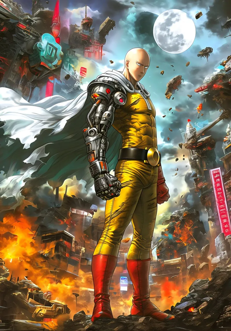 One Punch Man carta hahnemühle da Stellar Creative